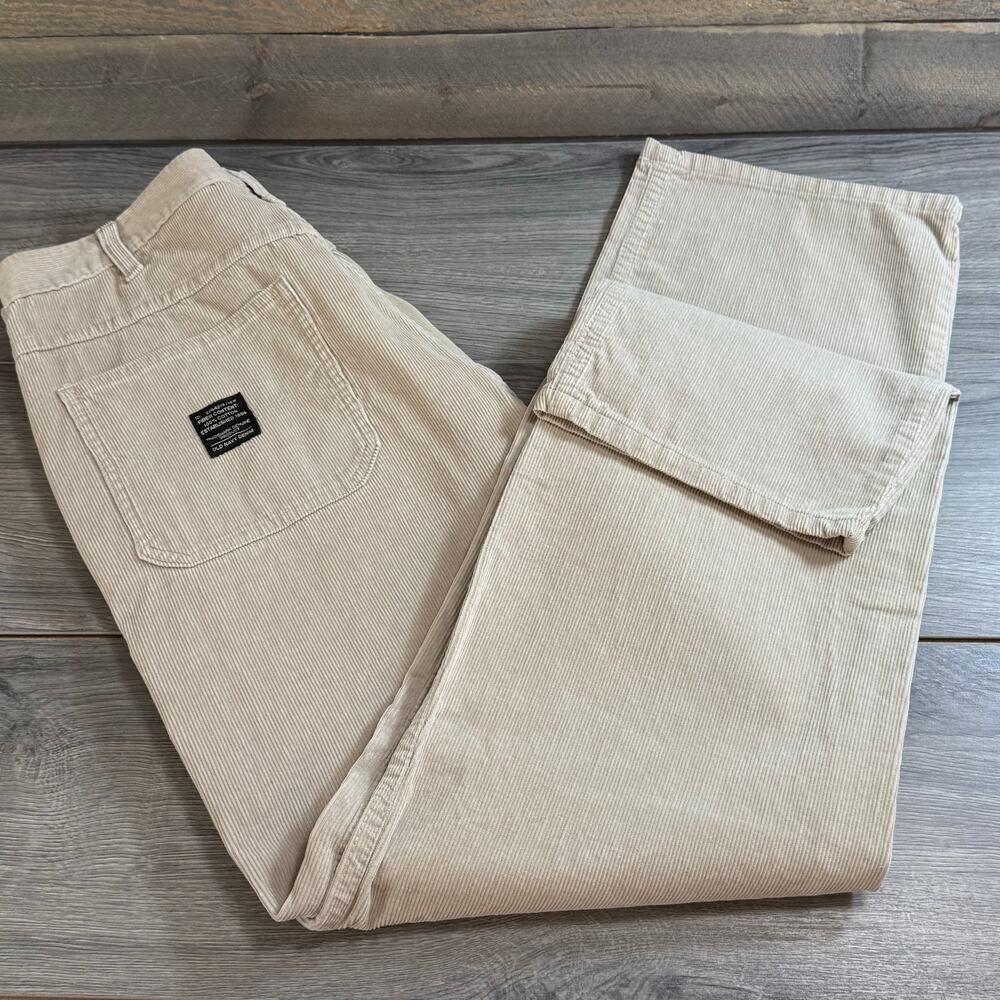 VTG Y2K Old Navy Corduroy Pants Size 36 Carpenter Preppy The Best In Denim 2000